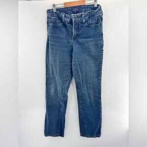 3For$20 NxD Tuck Technology Blue Straight Jeans size 8